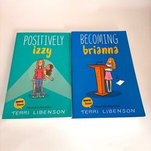 Positively Izzy and Becoming Brianna Books by Terri Libenson